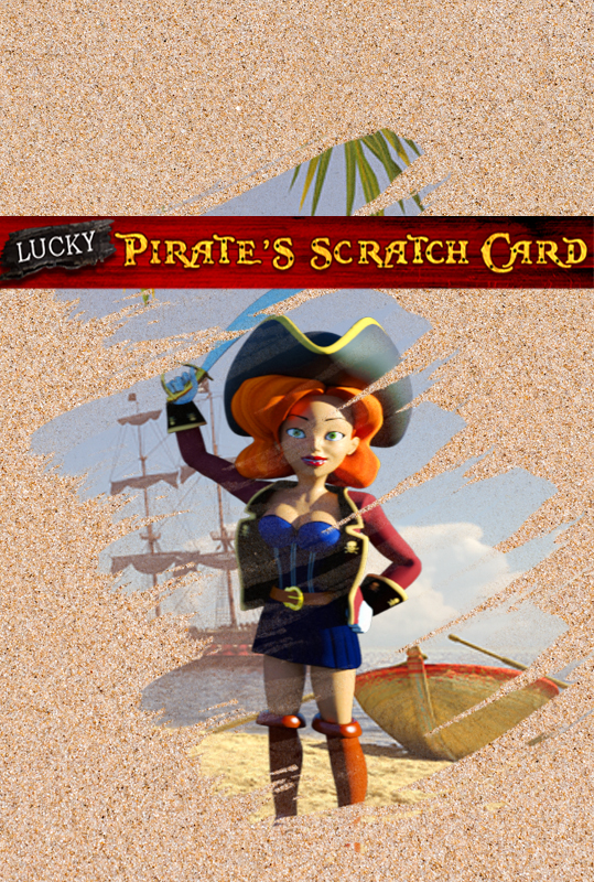 Lucky Pirate Bounty Scratch Card