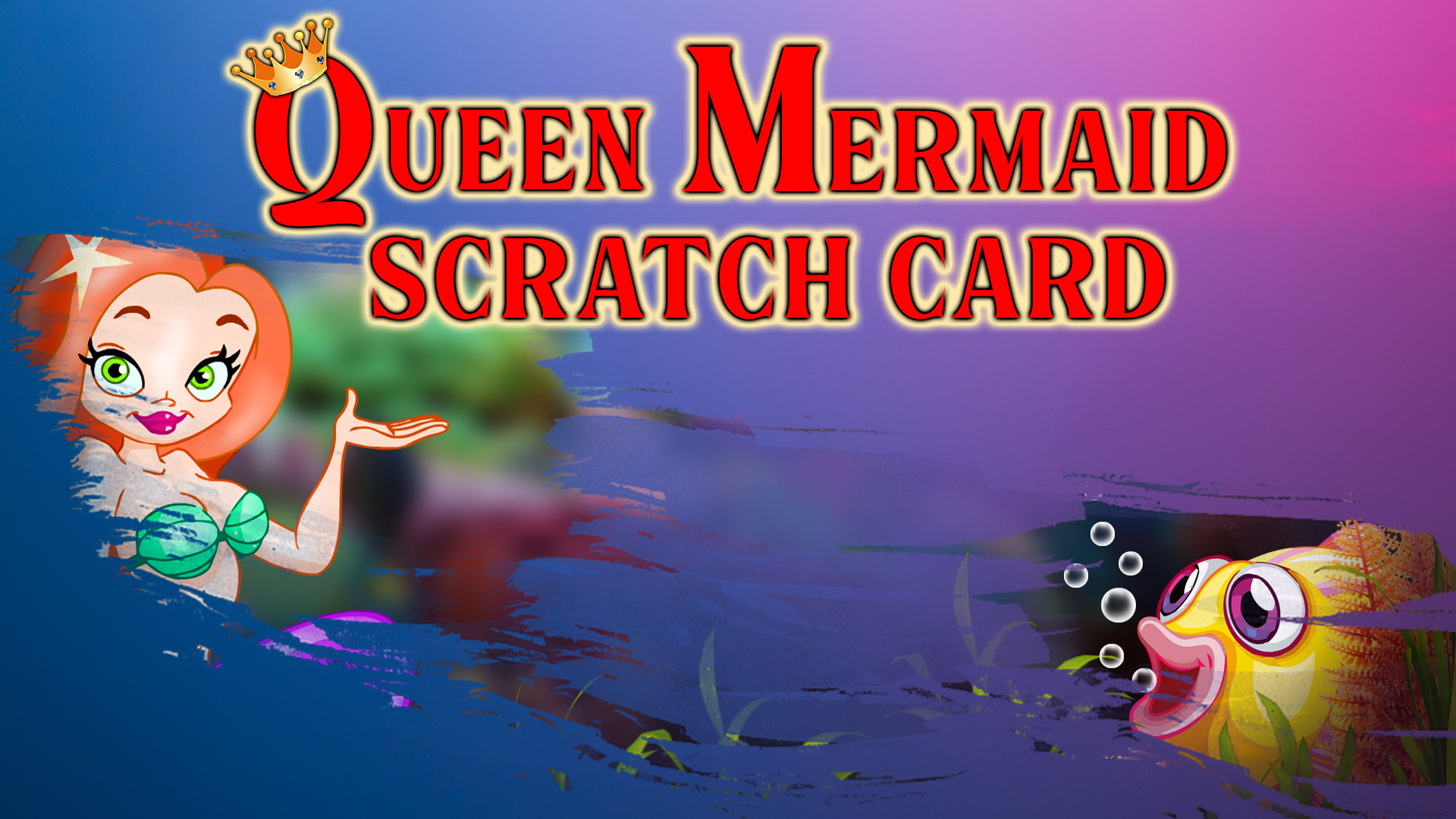 Queen Mermaid Deluxe Scratch Card - INTRO