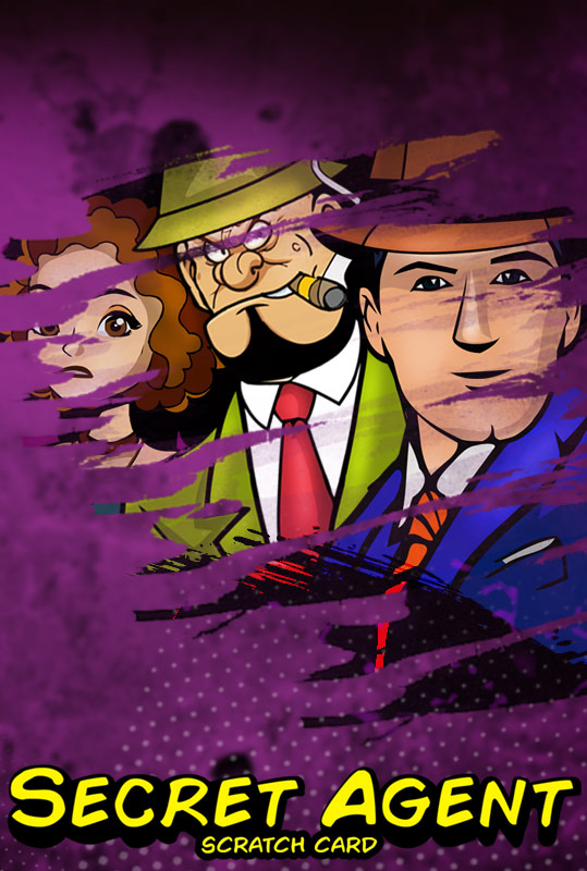 Secret Agent Triple Jackpot5 Scratch Card