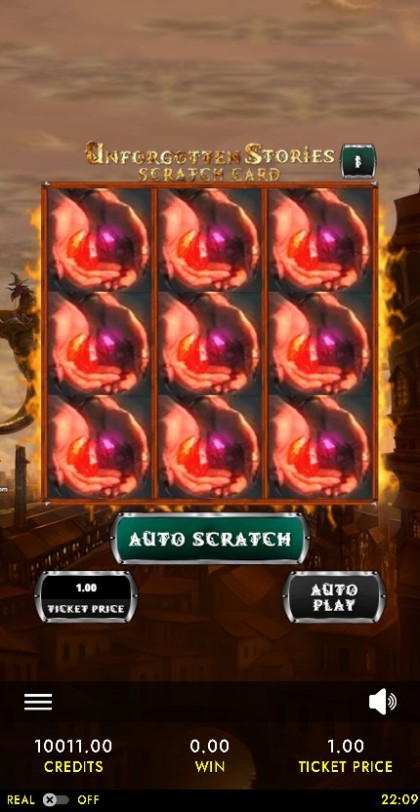 Unforgotten Stories Scratch Card mobile